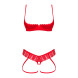 Obsessive Ingridia 2-pcs Cupless Set Red