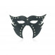 Kiotos Cat Mask Open Mouth Black
