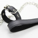 Kiotos Leather Buckle Ring with Leash