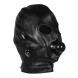 Ouch! Xtreme Blindfolded Mask with Breathable Ball Gag Black