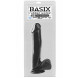 Pipedream Basix Rubber Wordb 12" Suction Cup Dong - Dildó 30cm Fekete