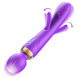 SuperLove Olaf 3in1 Massage Wand & Flapping Vibrator Purple