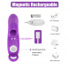 Paloqueth G Spot Finger Vibrator with Powerful Vibrations Purple