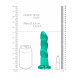 RealRock Bulbous Dildo with Suction Cup 17cm Turquoise