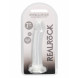 RealRock Smooth Spot Dildo with Suction Cup 17cm Transparent
