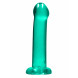 RealRock Smooth Spot Dildo with Suction Cup 17cm Turquoise