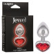 California Exotics Jewel Heart Plug Small Ruby