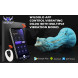 HiSmith WDA021-M Wildolo Dragon Wolf Fat Realistic Girthy Massive Colorful Dildo Vibrator with App 21.5cm Turquoise